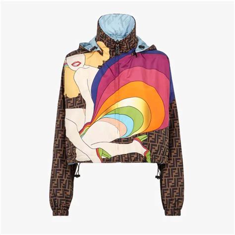 fendi multicolor jacket|authentic Fendi jacket.